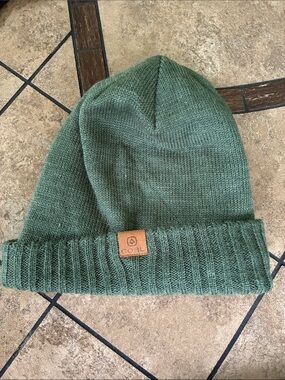 COAL Olive Rib Cuff Beanie OSFM